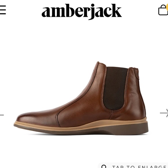 Amberjack The Chelsea Boot in Chestnut - Men’s Size 13 - Picture 2 of 8